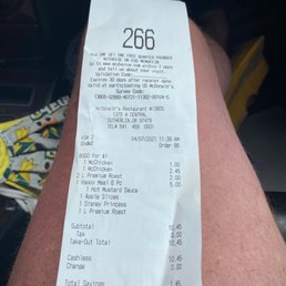 Order showing what was asked for