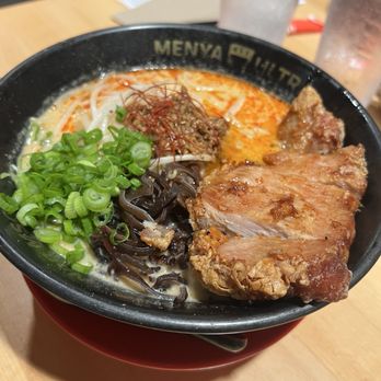 Menya Ultra - Tantanmen W/ Paiko Pork!!!! - Ramen Near Me - San Diego, California Menya Ultra - Tantanmen W/ Paiko Pork!!!! - Ramen Near Me - San Diego, California