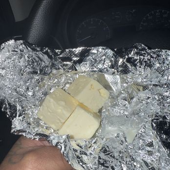 Phillys Steaks & Lemonade - Blocks of feta cheese instead of on the sandwich like I asked - Restaurants Near Me - Gary, Indiana