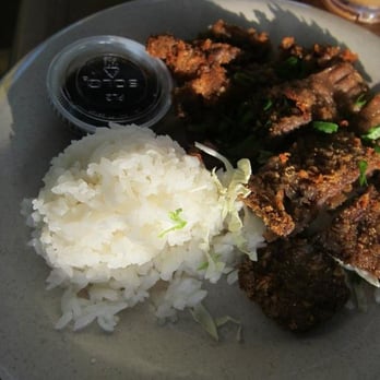 Aloha Mixed Plate - panko crusted beef teri - Hawaiian Near Me - Lahaina, Hawaii Aloha Mixed Plate - panko crusted beef teri - Hawaiian Near Me - Lahaina, Hawaii