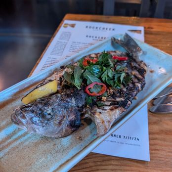 RockCreek Seafood & Spirits - Branzino - Seafood Near Me - Seattle, Washington