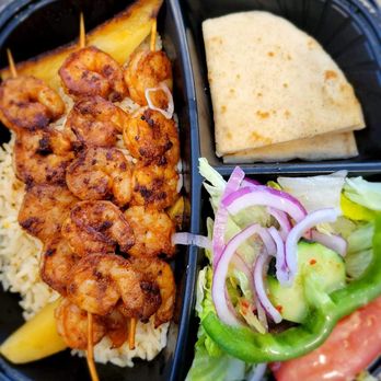 Just Kabobs - Shrimp kabob plate - Greek Near Me - Midlothian, Illinois