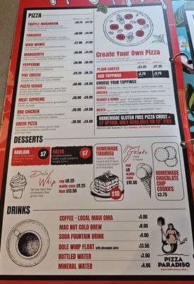 Menu photo 4 Pizza Paradiso Lahaina, HI Menu photo 4 Pizza Paradiso Lahaina, HI