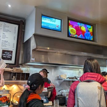 Fergburger - Inside where the numbers that are currently being served - Burgers Near Me - Queenstown, OTA Fergburger - Inside where the numbers that are currently being served - Burgers Near Me - Queenstown, OTA