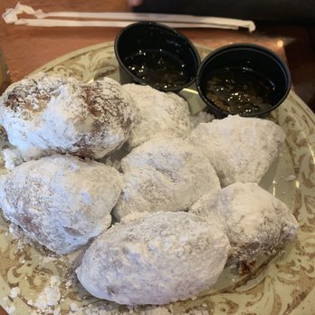 Another Broken Egg Cafe - Beignets with a little too much powdered sugar but overall delicious - Breakfast & Brunch Near Me - Pembroke Pines, Florida Another Broken Egg Cafe - Beignets with a little too much powdered sugar but overall delicious - Breakfast & Brunch Near Me - Pembroke Pines, Florida