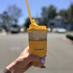Banana cloud latte