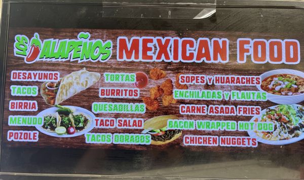 Menu photo 1 Los Jalapenos Mexican Food Yuma, AZ Menu photo 1 Los Jalapenos Mexican Food Yuma, AZ