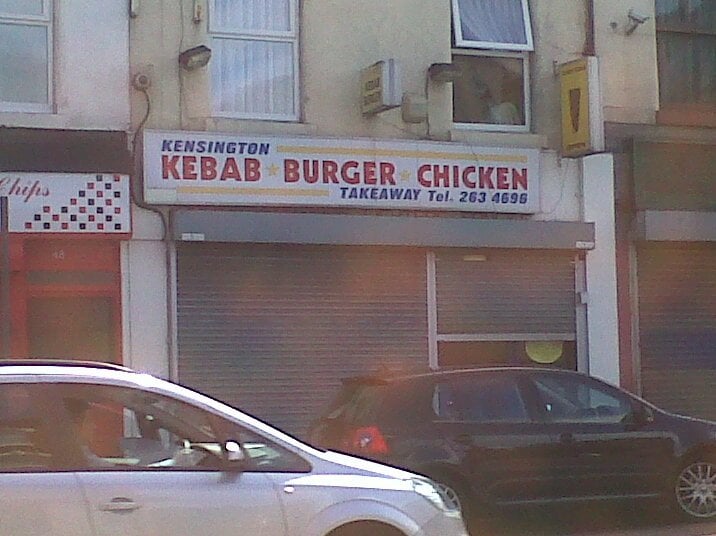 KENSINGTON KEBAB 46 Prescot Road, Liverpool, Merseyside, United