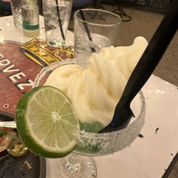 Joe Leo Fine Tex Mex - soft serve margarita with popping boba - Tex-Mex Near Me - Dallas, Texas