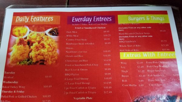 Menu photo 3 Big Mama's Soul Food Augusta, GA
