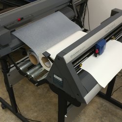 A+ Images - Two of our vinyl cutters