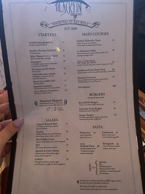 Menu photo 5 Blackfin Bistro Key West, FL