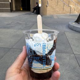 A $12 two-scoop sundae at Ben & Jerry's in Burbank. You've got to be kidding !!!