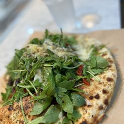 Lantern Pizza - Focaccia arugula shaved parm etc pizza on the menu