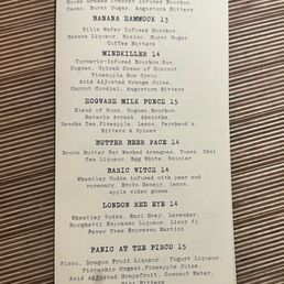 Craft Cocktails 10/31/25