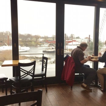 Camden Deli - The great view in the seating area - Delis Near Me - Camden, Maine