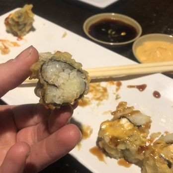 Sushi Lover - The Volcano Roll** it tasted good. But they sauce the top, so you can't see that there is little to no fish. - Japanese Near Me - Green Bay, Wisconsin