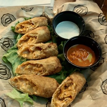 Timothy O'Toole's Pub - Buffalo chicken egg roles - barely warm and they really need to change their oil. Ick. - Sports Bars Near Me - Chicago, Illinois Timothy O'Toole's Pub - Buffalo chicken egg roles - barely warm and they really need to change their oil. Ick. - Sports Bars Near Me - Chicago, Illinois