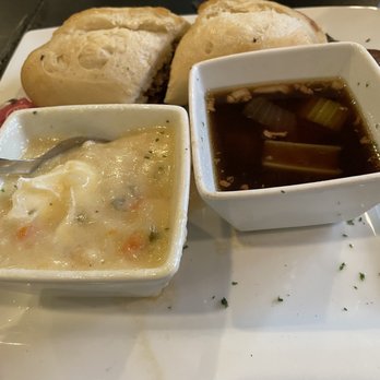 Kenny's Westside Pub - Dublin dip with pickle soup - American Near Me - Peoria, Illinois