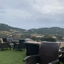 Outside seating area