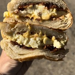 Heavenly Croissants - Bacon egg cheese croissant