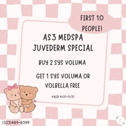 Limited time Juvederm Special | Best Medical Spa in Santa Fe Springs, CA