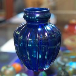 Orient & Flume iridescent vase.