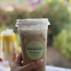 Iced chai with cold foam