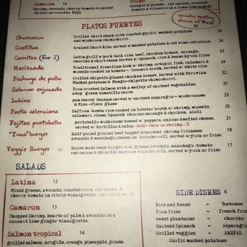 Yuca Bar - Menu! - Latin American Near Me - New York, New York