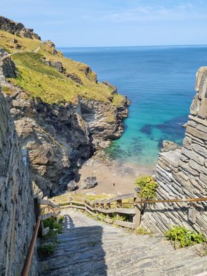 Tintagel Castle by null