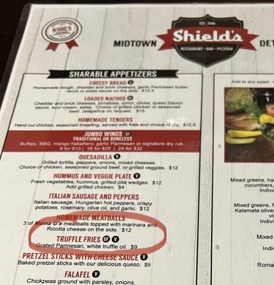 Shield's Restaurant Bar Pizzeria by null
