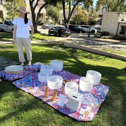 South Pasadena Public Library - Hsin-Chen hosted a sound bath in the park! It was a really fun experience and I miss doing things in nature
