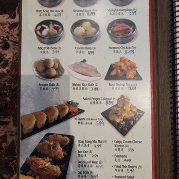 Chef K - Dim Sum Menu - Chinese Near Me - Temecula, California