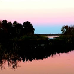 Pana-Vista Lodge - Sunset on Lake Panasoffskee