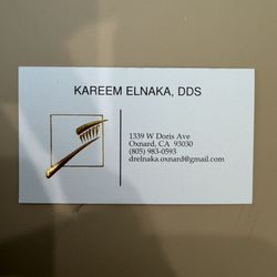 Kareem M Elnaka, DDS