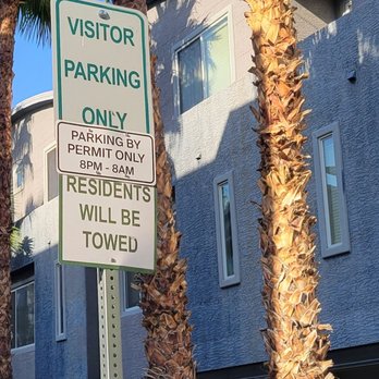 X-it Townhomes - Visitors Parking Sign - Apartments Near Me - Las Vegas, Nevada