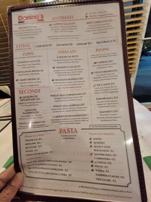 Menu photo 8 Danino’s Trattoria Orlando, FL Menu photo 8 Danino’s Trattoria Orlando, FL