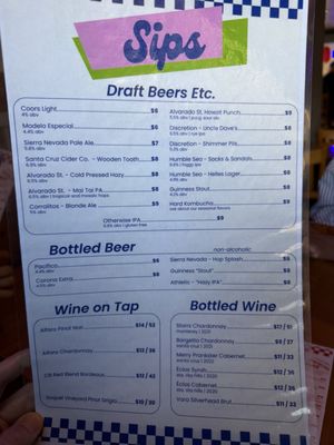 Menu photo 1 Churchill & Beers Aptos, CA