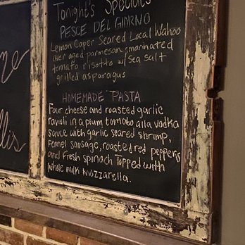 Tarantelli's - Menu - Italian Near Me - Wilmington, North Carolina