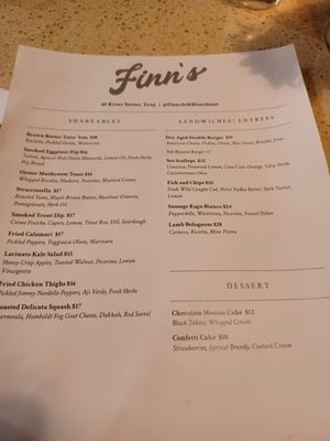 Menu photo 6 Finn’s Troy, NY