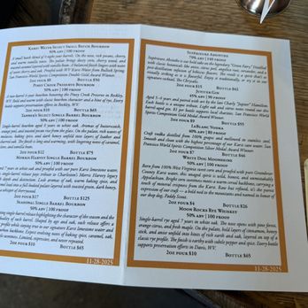 The Bullock Distillery - Inside Menu - Distilleries Near Me - Charleston, West Virginia The Bullock Distillery - Inside Menu - Distilleries Near Me - Charleston, West Virginia
