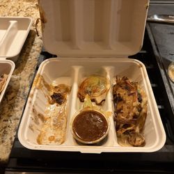 Peace Tacos - What was left of the Birria taco!