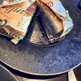 Sourdough patty melt