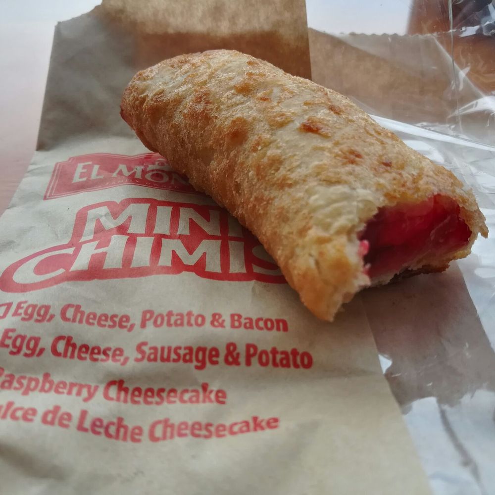 ABQ Burrito - Raspberry cheesecake mini chimi - Mexican Near Me - Albuquerque, New Mexico
