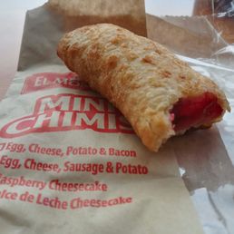 Raspberry Cheesecake Chimis
