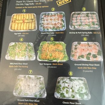 Banh Cuon Tay Ho - Catering menu - Vietnamese Near Me - San Jose, California