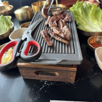Goban Korean BBQ - plate for finished meats? - Korean Near Me - Bellevue, Washington Goban Korean BBQ - plate for finished meats? - Korean Near Me - Bellevue, Washington