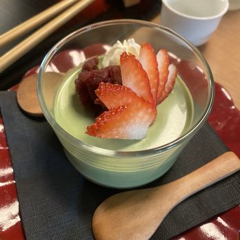 Mensho Ramen - Matcha pudding - Ramen Near Me - Phoenix, Arizona Mensho Ramen - Matcha pudding - Ramen Near Me - Phoenix, Arizona