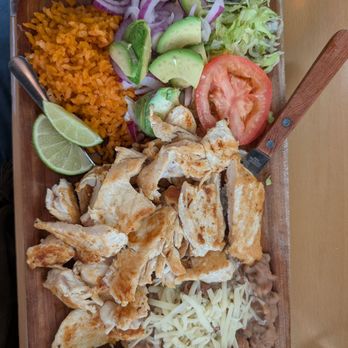 Las Chicas Fresas - Chicken/pollo plate (rice, beans and salad) - Mexican Near Me - Pomona, California Las Chicas Fresas - Chicken/pollo plate (rice, beans and salad) - Mexican Near Me - Pomona, California