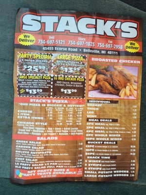 Menu photo 5 Stack's Liquor & Deli Belleville, MI